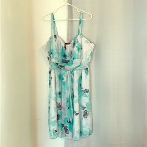 Maurice’s spring dress. Green flower pattern